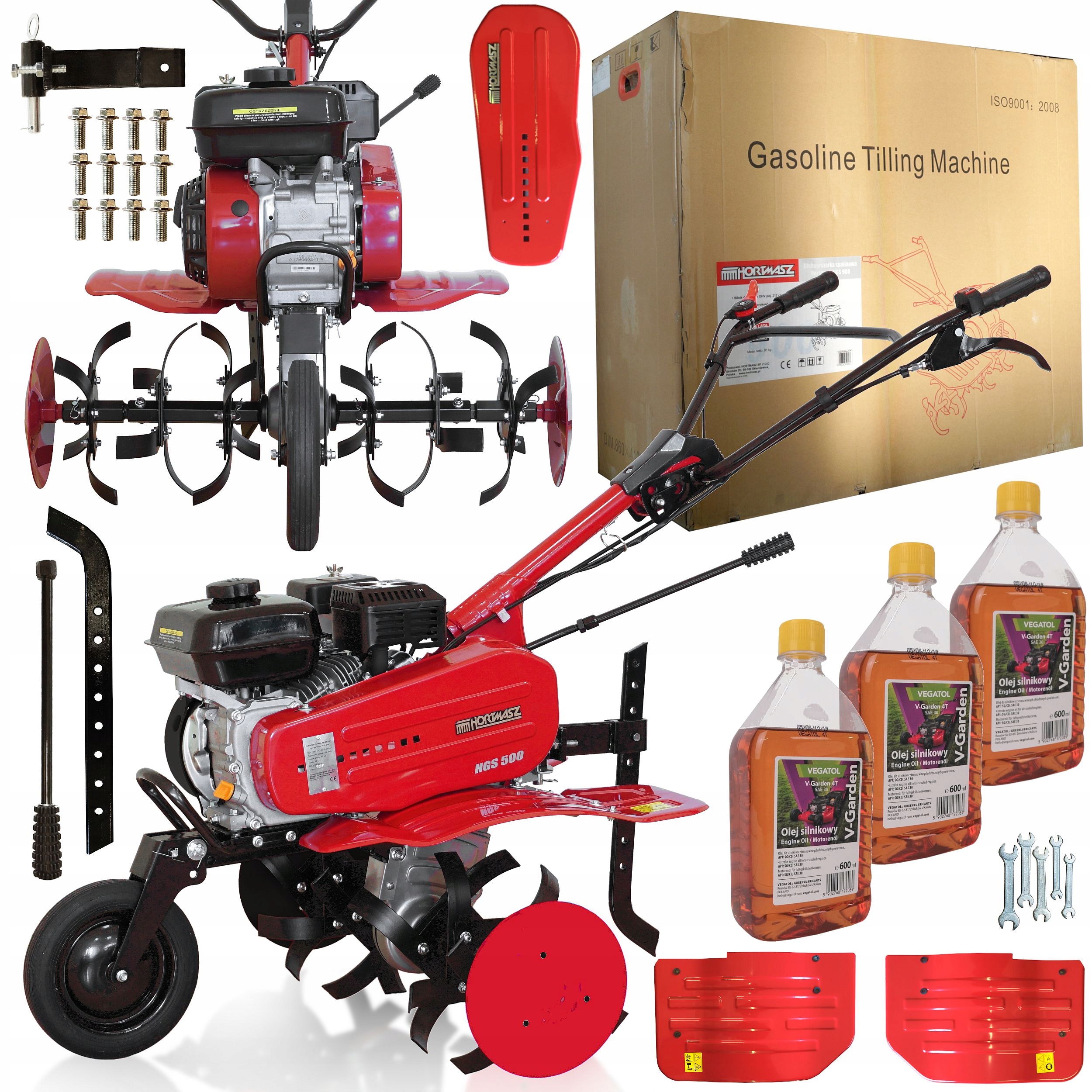 Kultivátor Hortmasz 85 cm 5250 W 6,5 HP