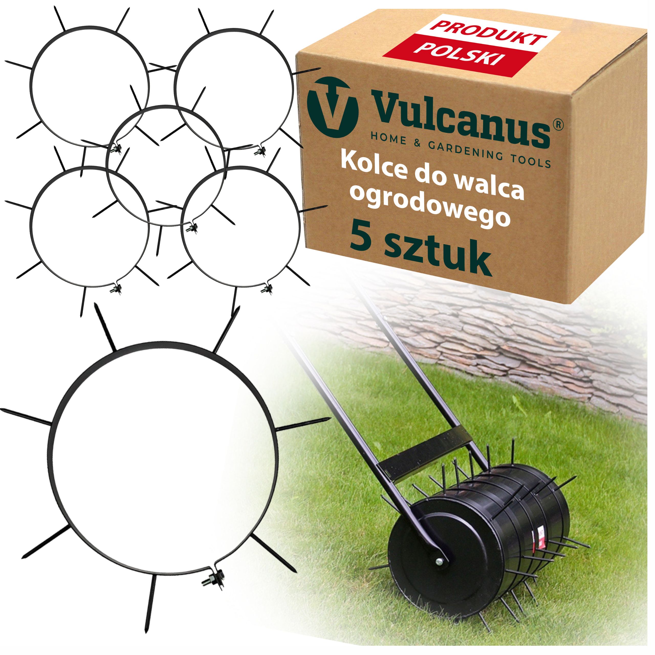 Polish SPINES 5 ks na 28cm valec na trávu Valček
