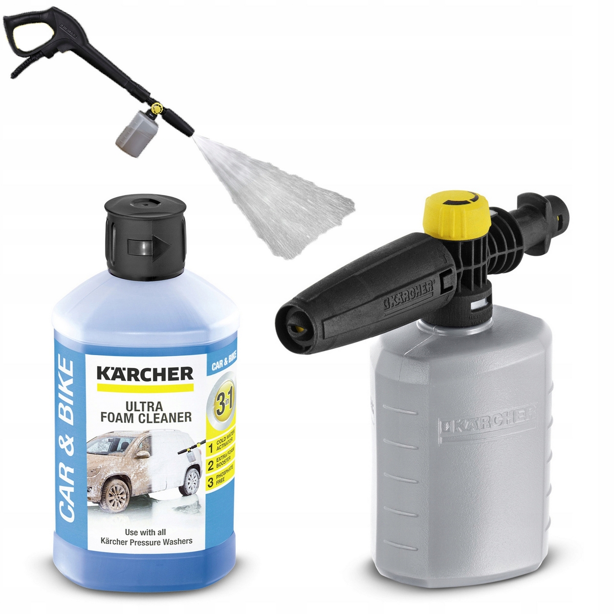 Karcher Lance Foam FJ6 + RM615 Ultra pena 1L