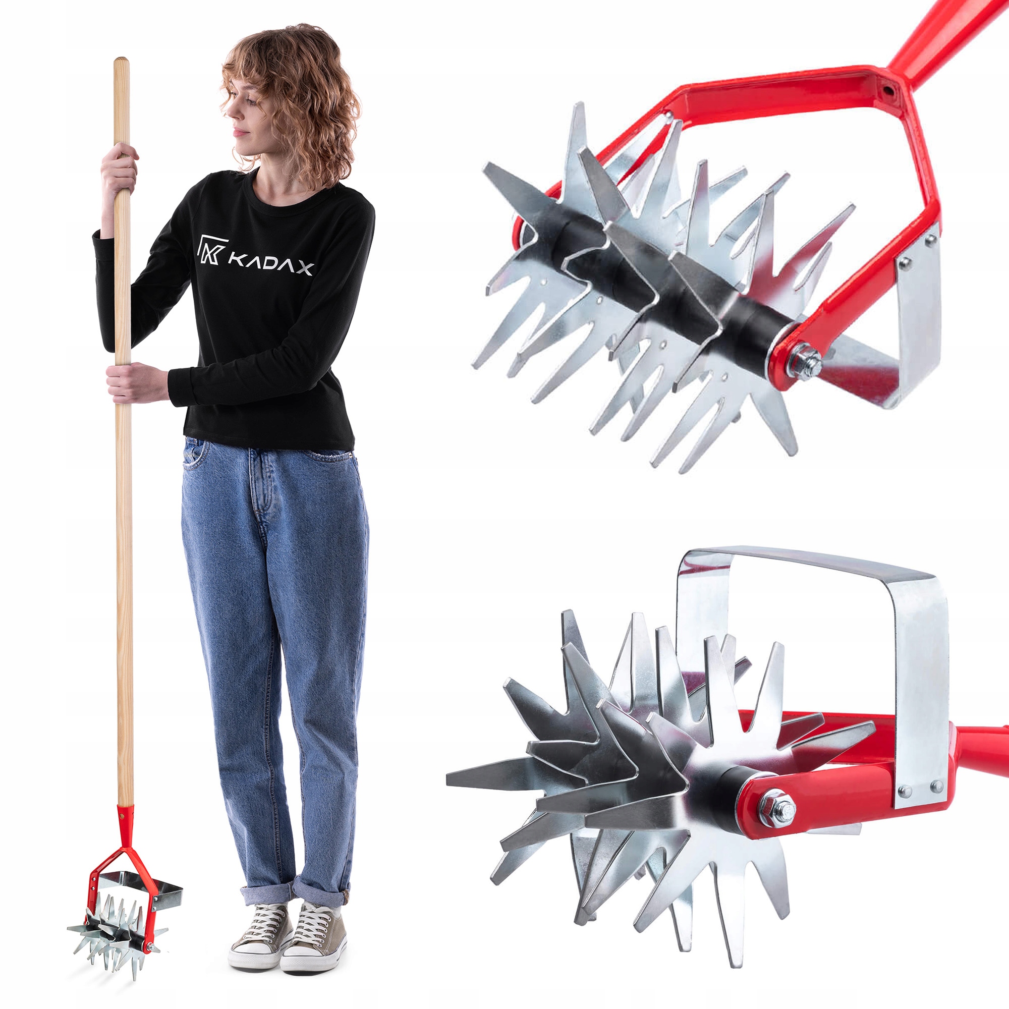 Kovový kultivátor Kadax 162 cm