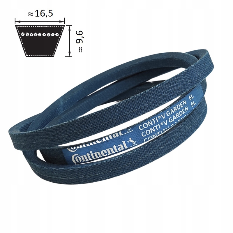 Klinový remeň 5L 670 GARDEN CONTINENTAL 16,5x1702 mm 5LXP670