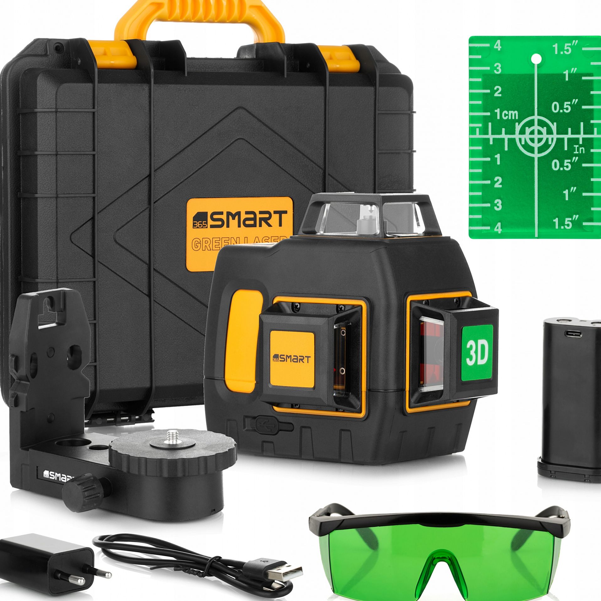 SMART 365 Zelený laser 360° / 3D 40XL BATÉRIA