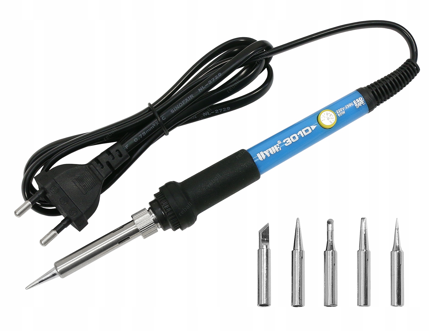 Roller spájkovacia železo Stabilný 60W +6 náplasť