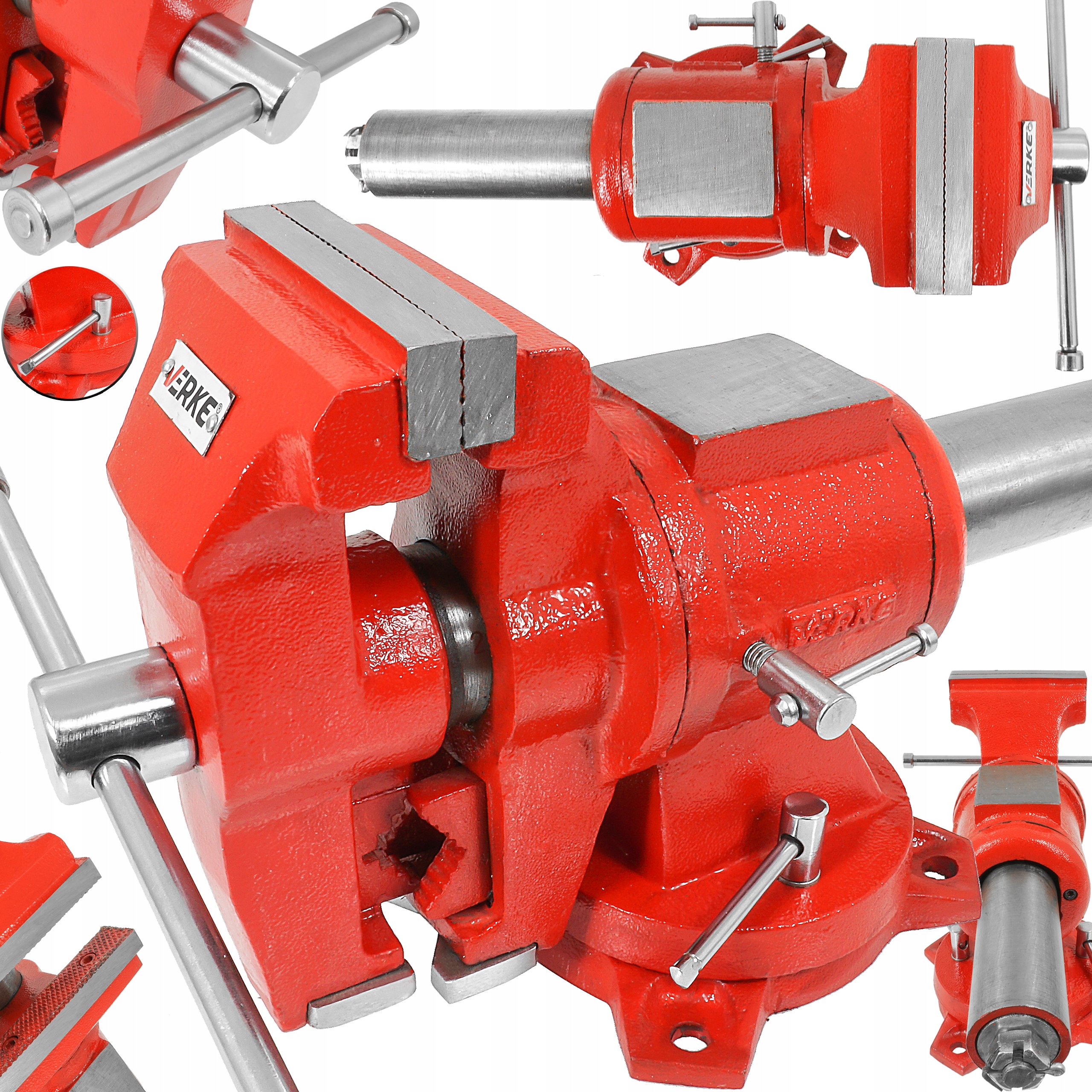 Verke otočný zverák 130 mm