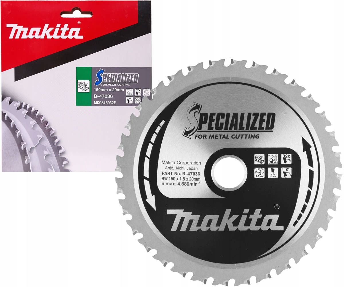 Makita B-47151 rezací kotúč 150 x 20 mm