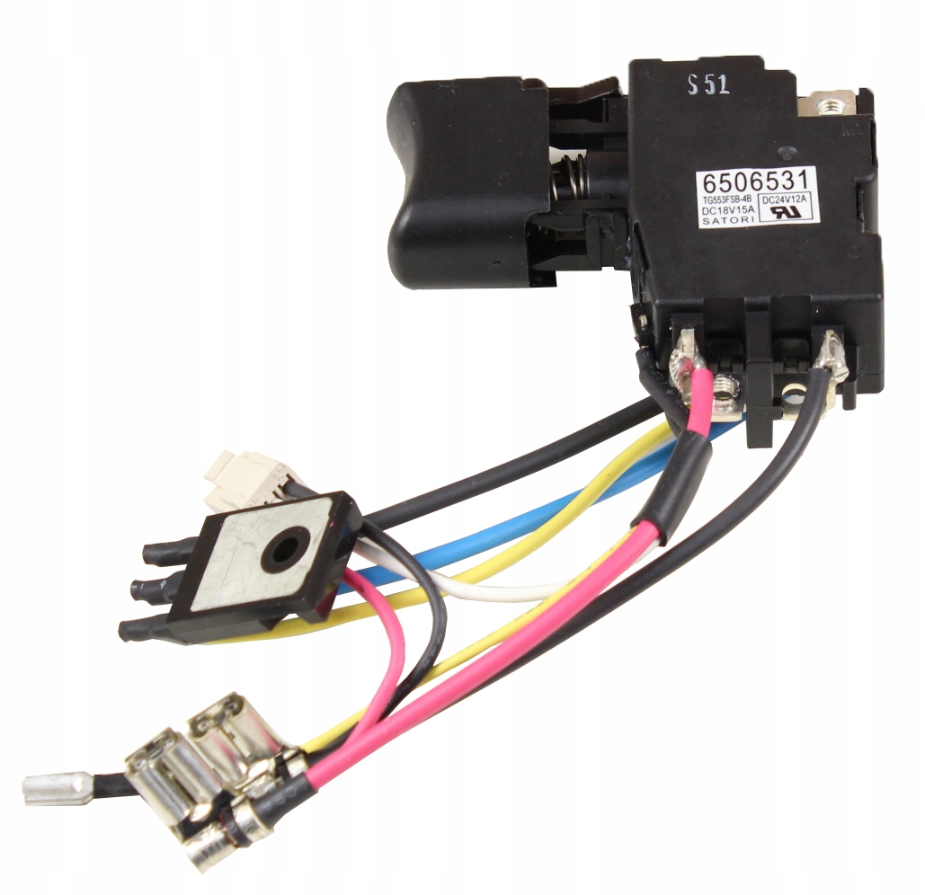 Spínač, vypínač - Makita BHP441 prepínač Original 650653-1