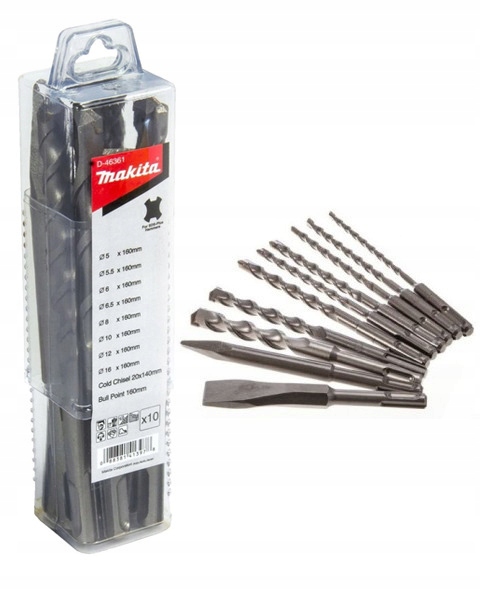 Súprava vŕtačky a sekáča Makita D-46361