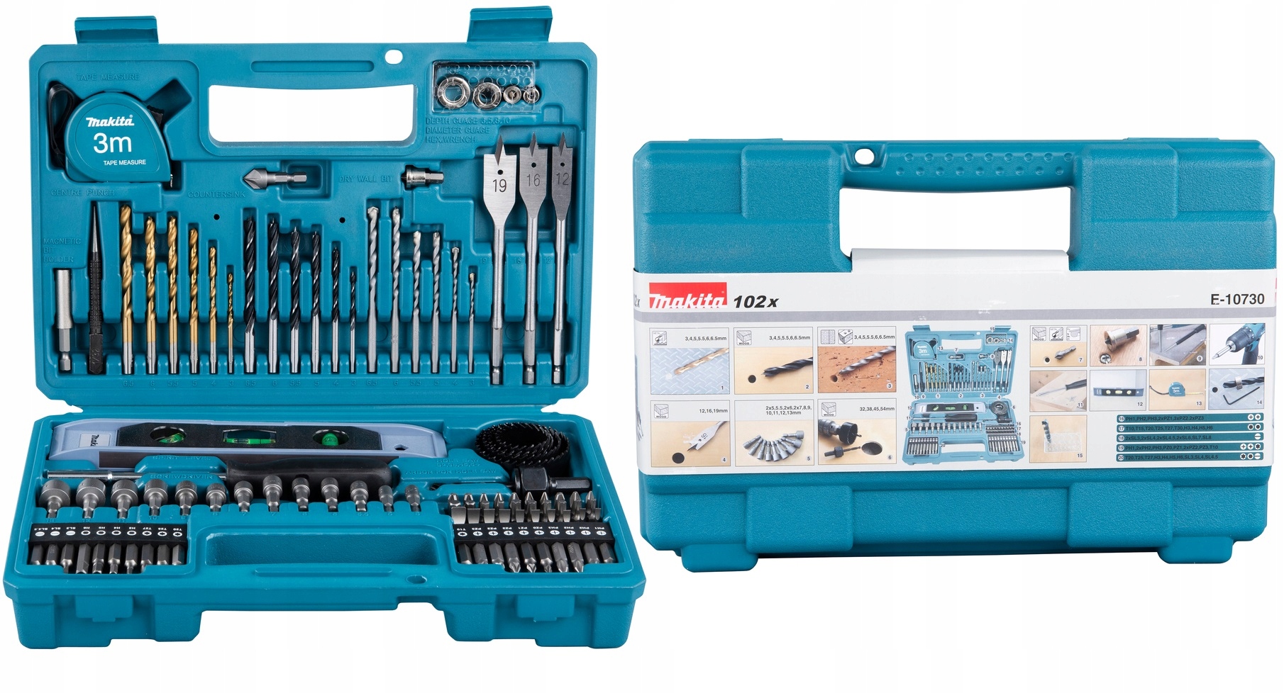 Sada doplnkov Makita 102 prvkov