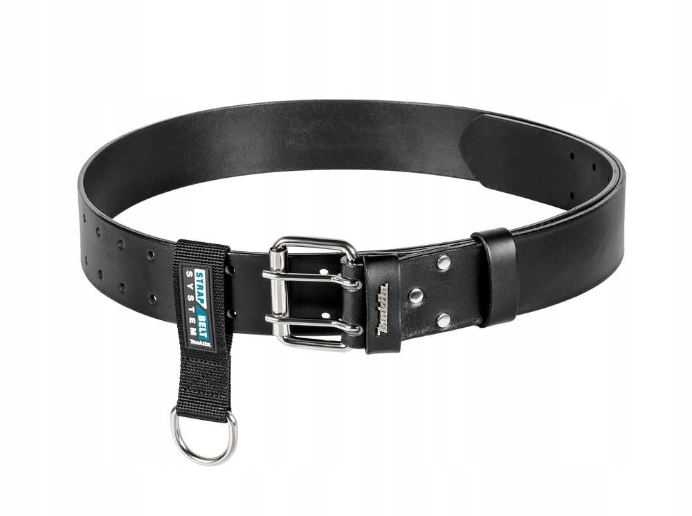 MAKITA E-15693 ČIERNY KOŽENÝ REMÍN S PÚČKOU