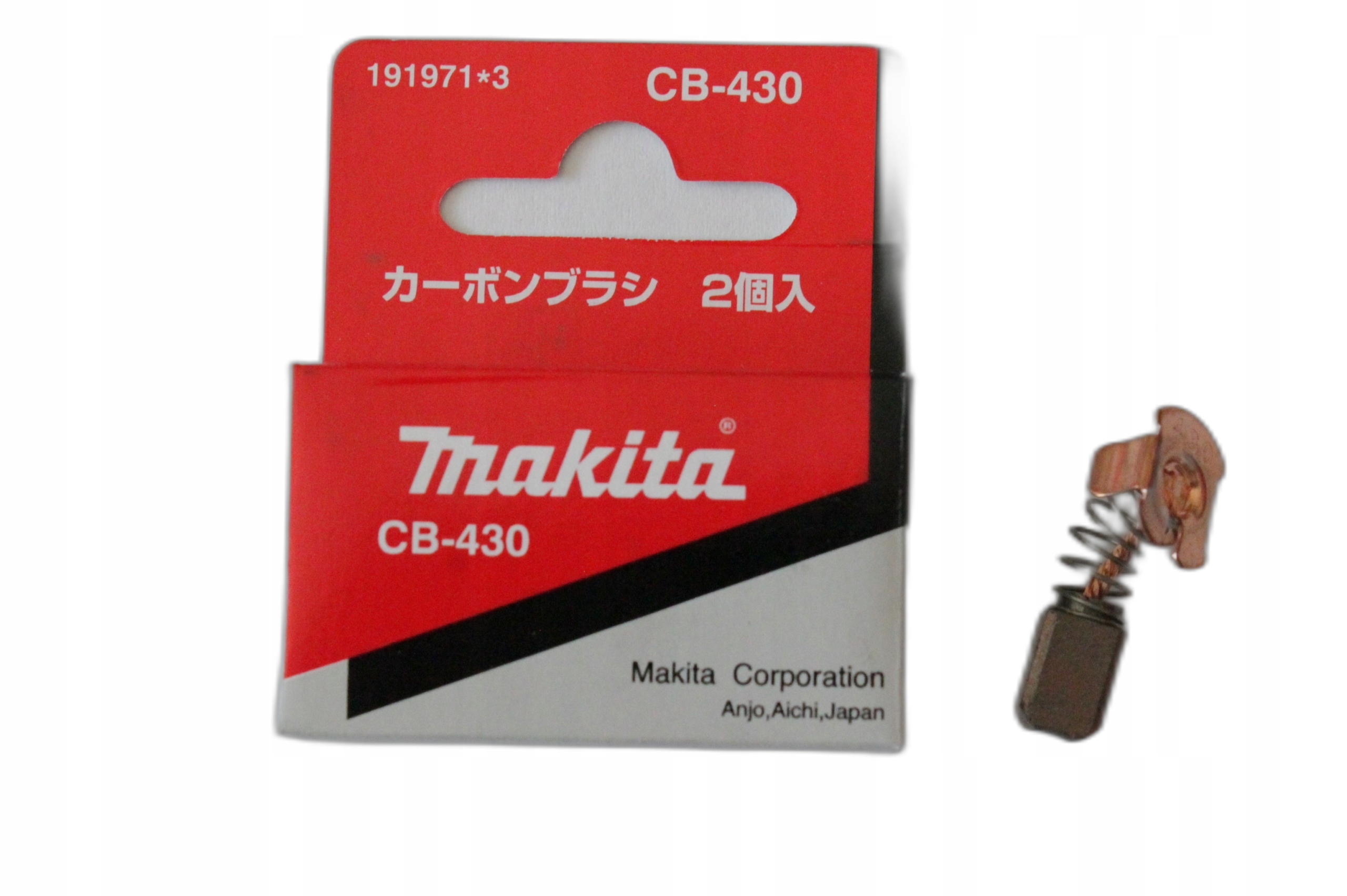 Uhlíky na náradie - Makita CB-430 Uhoľné kefy Originálne 2 ks