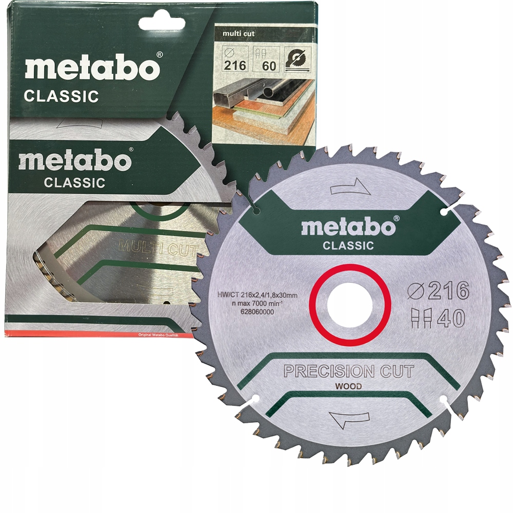 Metabo HW/CT rezací kotúč 216x30, 40 WZ 5