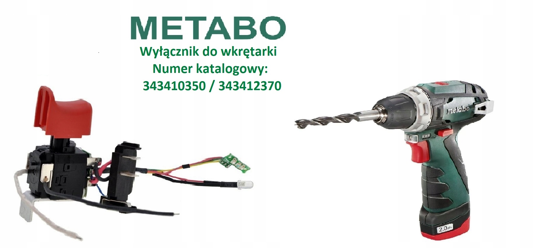 Spínač, vypínač - Makita BO5001 - Body motora č.