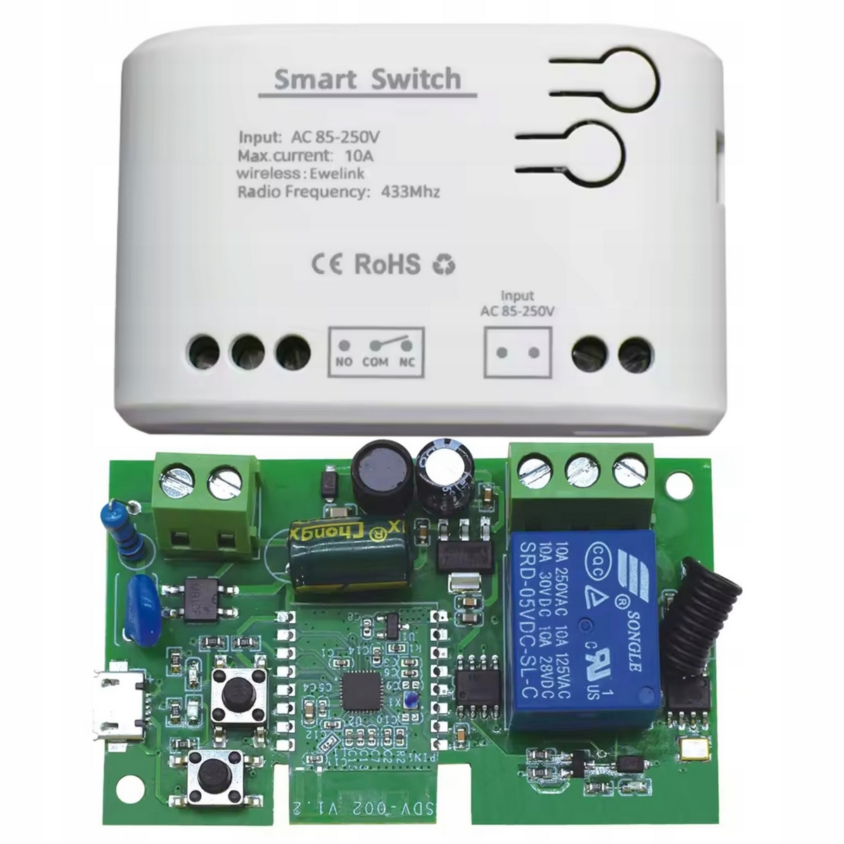 eWeLink WiFi MODUL DIAĽKOVÉ OVLÁDANIE OSVETLENIE BRÁN VALČEKY + RF
