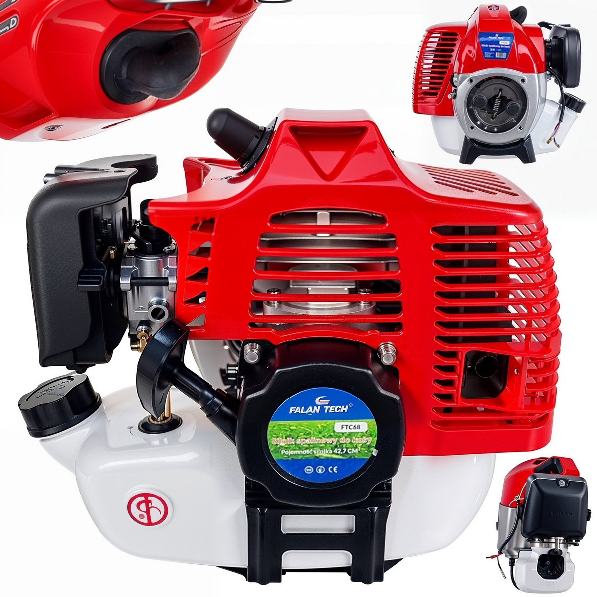 MOTOR PRE BENZÍN FALONTECH FTC68OD KONŠTRUKCIE