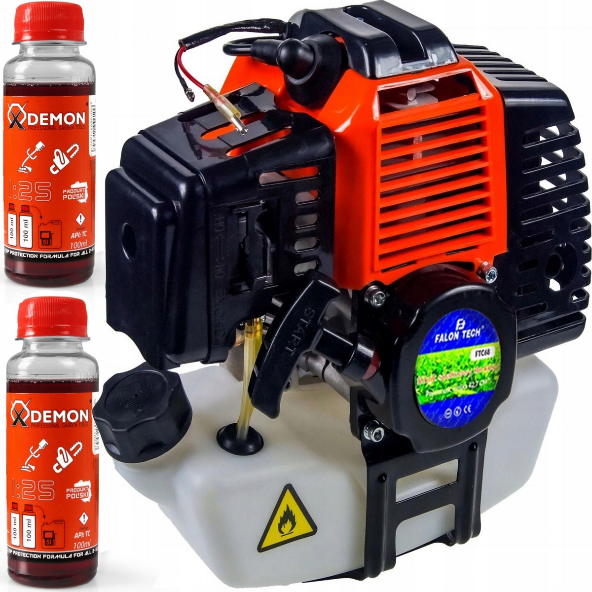 MOTOR NA ŠTRUKTÚRU BENZÍNU DEMON BENZÍNOVÁ KEFKA MASLO