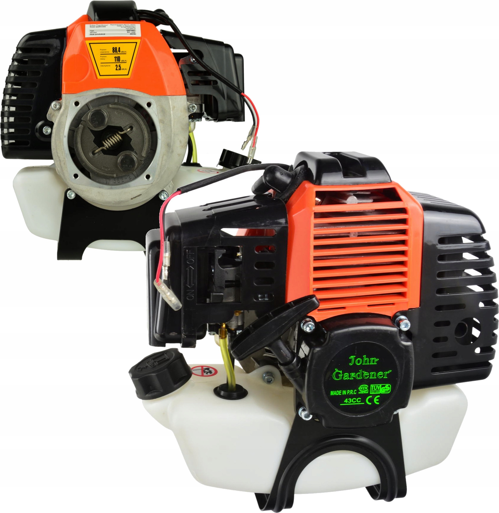 MOTOR NA BENZÍN BRITCHER BENZÍNOVÉ KEFY NA MASLA 6HP GEKO