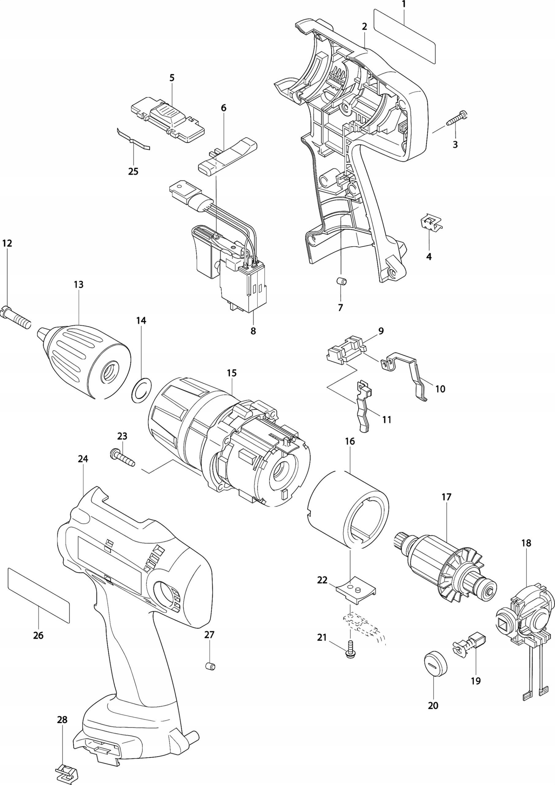 Puzdro Makita pre skrutkovač 8414D 6319D 183844-4