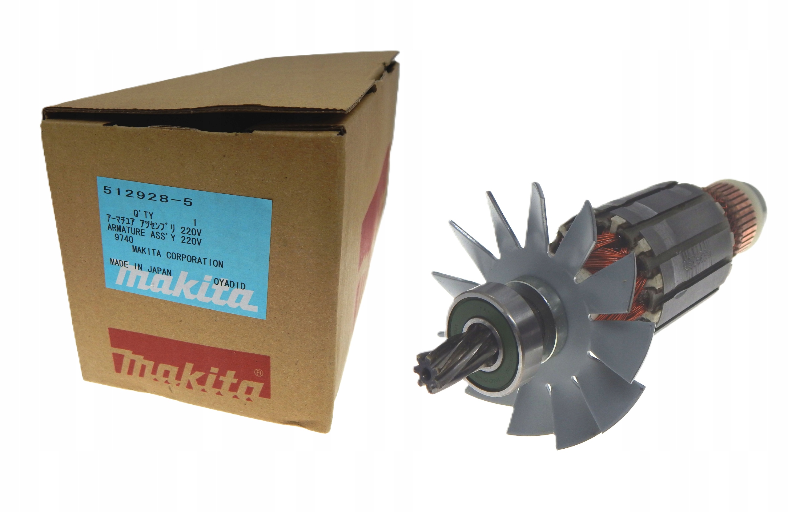 Makita rotor pre kefovú brúsku 9741 512928-5