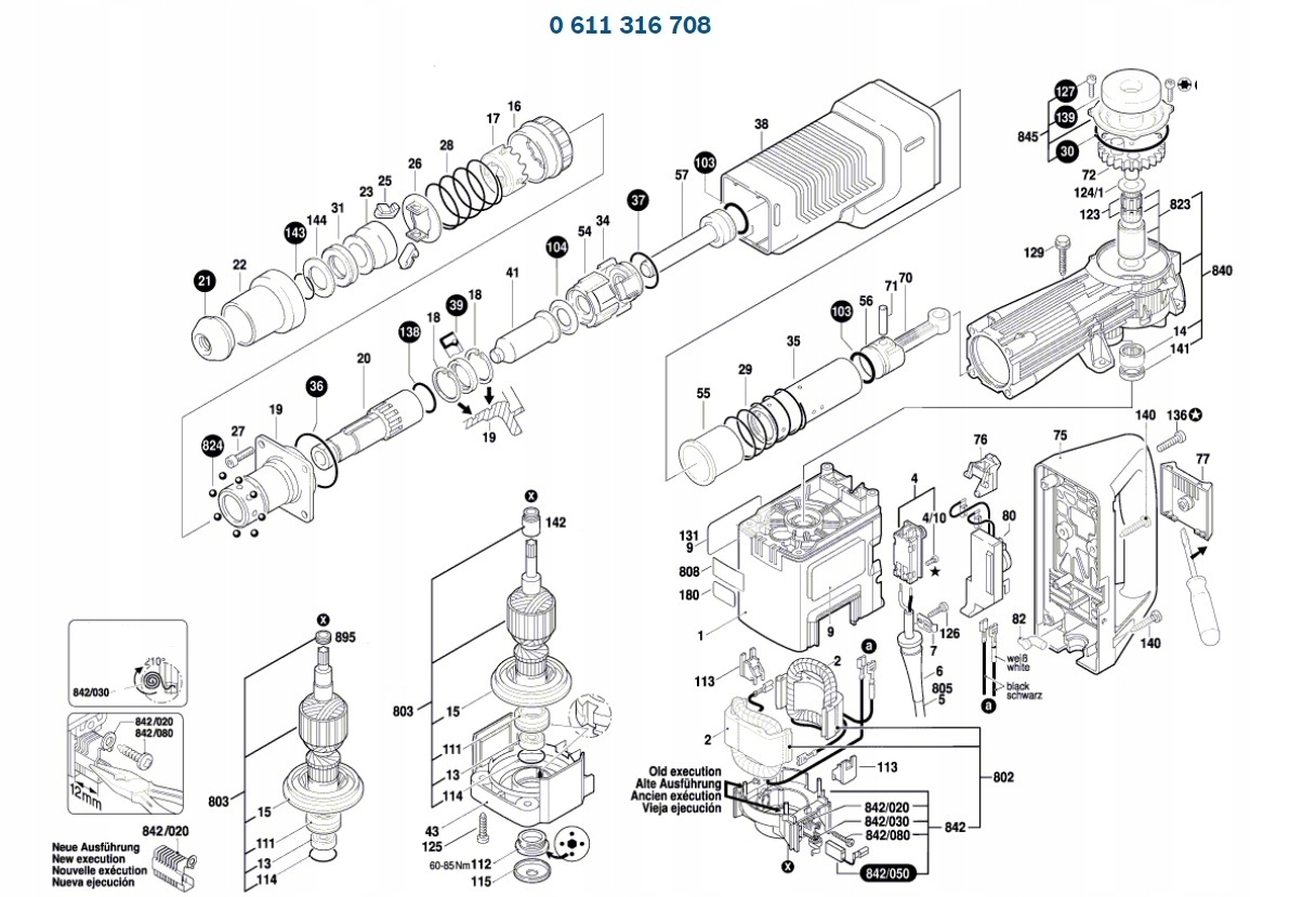 Motor - PLYNOVÝ FILTER Bosch 35 L AFC č. 190 Kód: 2 607 432 025