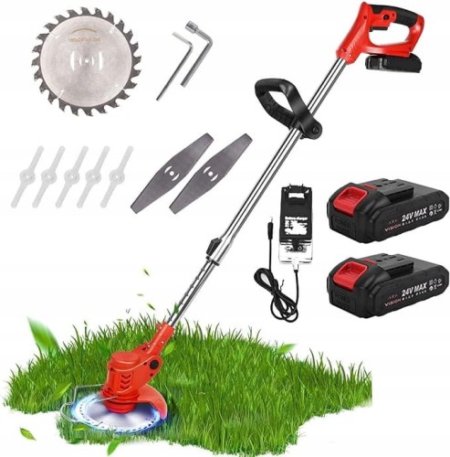 ODOLNÝ AKUMULÁTOROVÝ TRIMMER 48V HRUBÝ AKUMULÁTOR 2xBAKU XXL SET