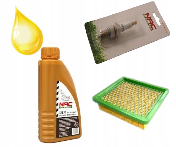 Olej do kosačky - Olejová sviečka filter NAC Service Set T8 LS50-173