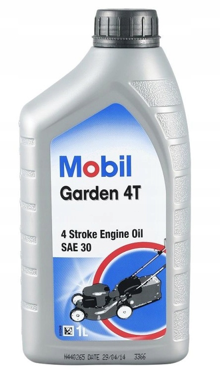 Olej do kosačky - Mobil Garden 4T SF 1L Mobgarden Oil