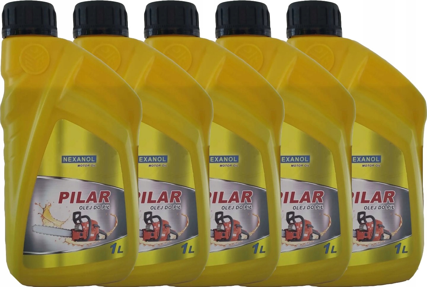 Olej do kosačky - Pilarový olej na piliere píl na mazanie reťazca 5x1l