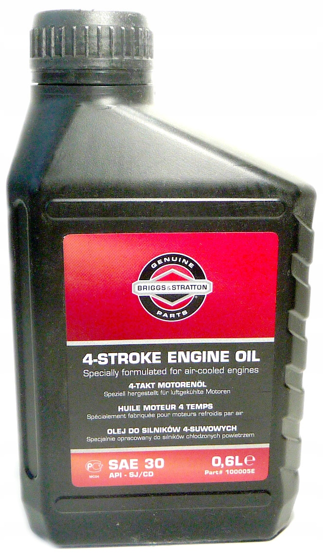 Olej do kosačky - Briggs 4T 600 ml SAE 30 MOTICKÝ MOTICKÝ OBJEDNÁVKA