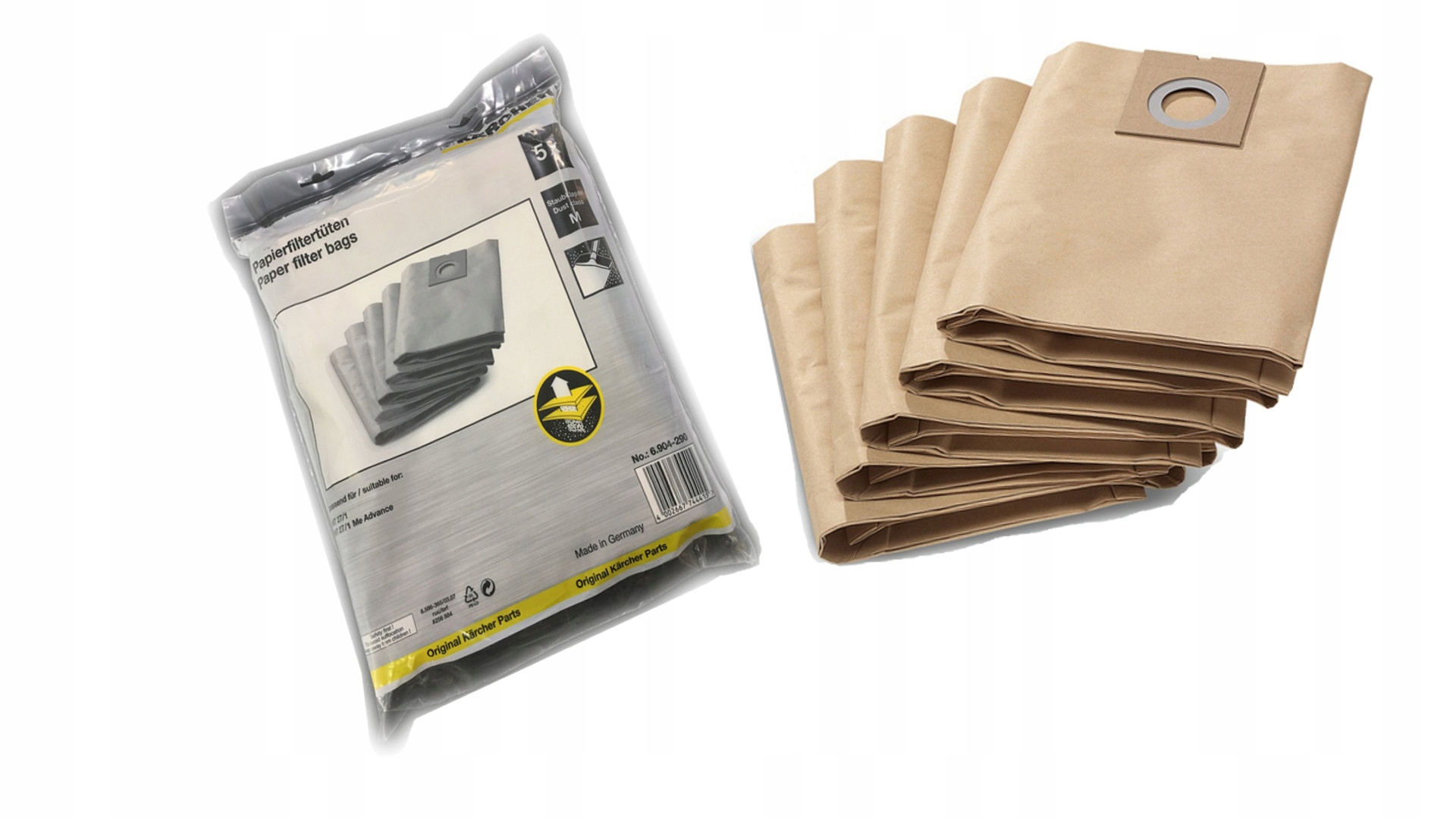 Originálne filtračné vrecká 5 ks karcher nt 27/1