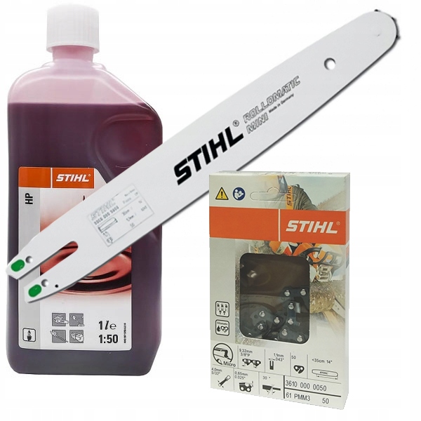 Reťaz na pílu - Originálny reťazec a sprievodca stihl 35 cm +olej