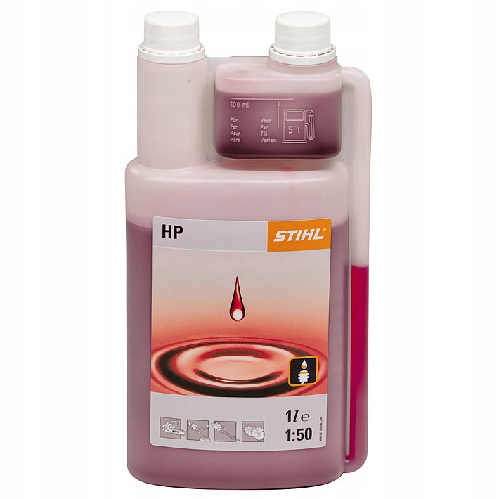Olej do kosačky - Zmes stihl hp 1l s dávkovačom
