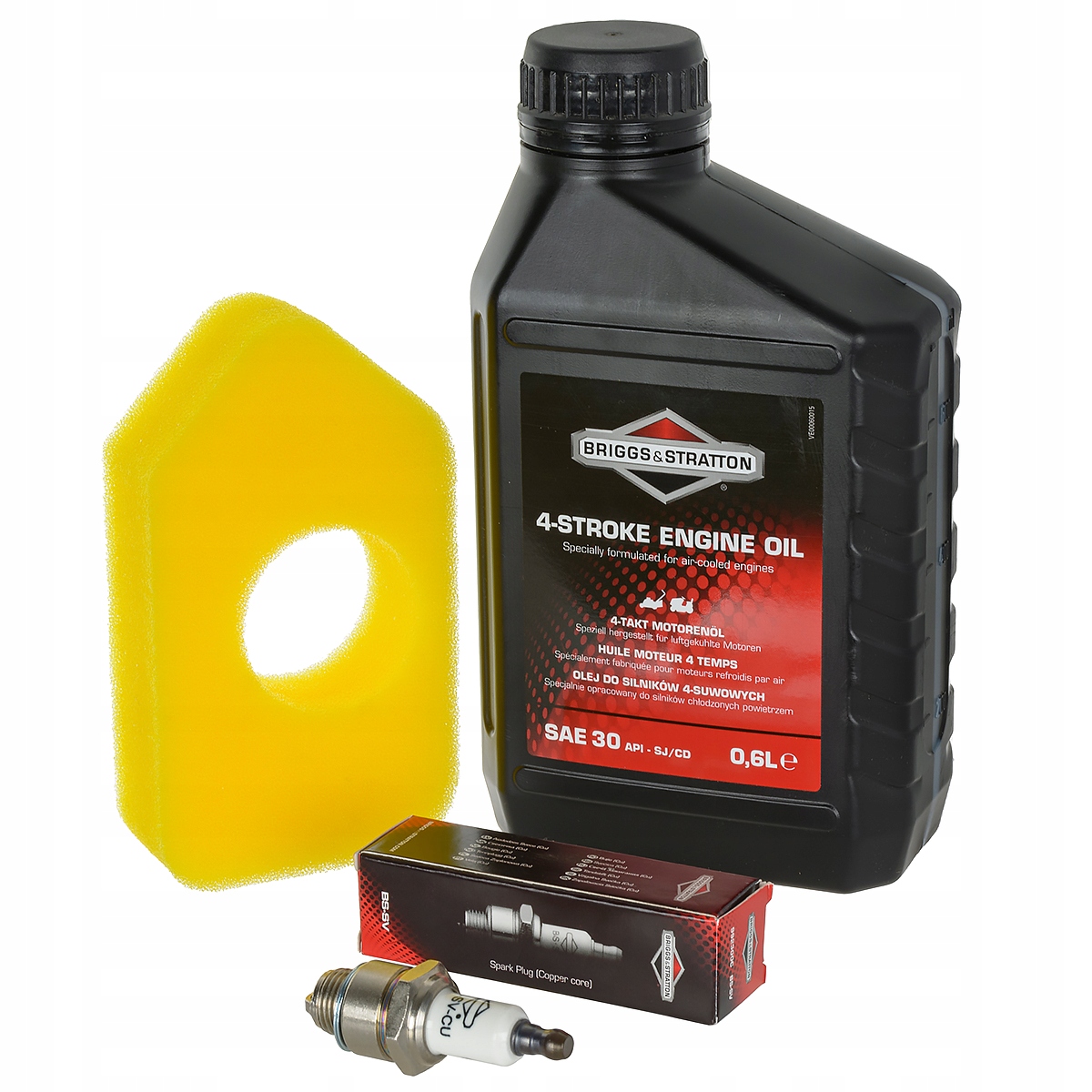 Olej do kosačky - Olejová sviečka filter Briggs Stratton Set