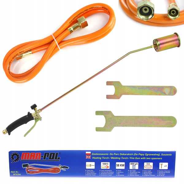 Strešné horák na strešnú strešnú plstenú trysku 86 cm 60 mm