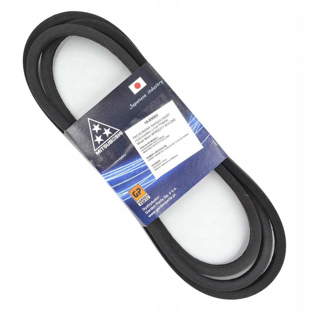 Klinový remeň kosačky - HNACÍ REMEŇ HUSQVARNA LT125 YT130 YTH125 YTH160