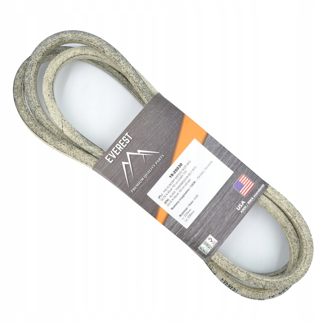 Klinový remeň kosačky - MTD 125 E 130 E 160 K 765 N 754-0443