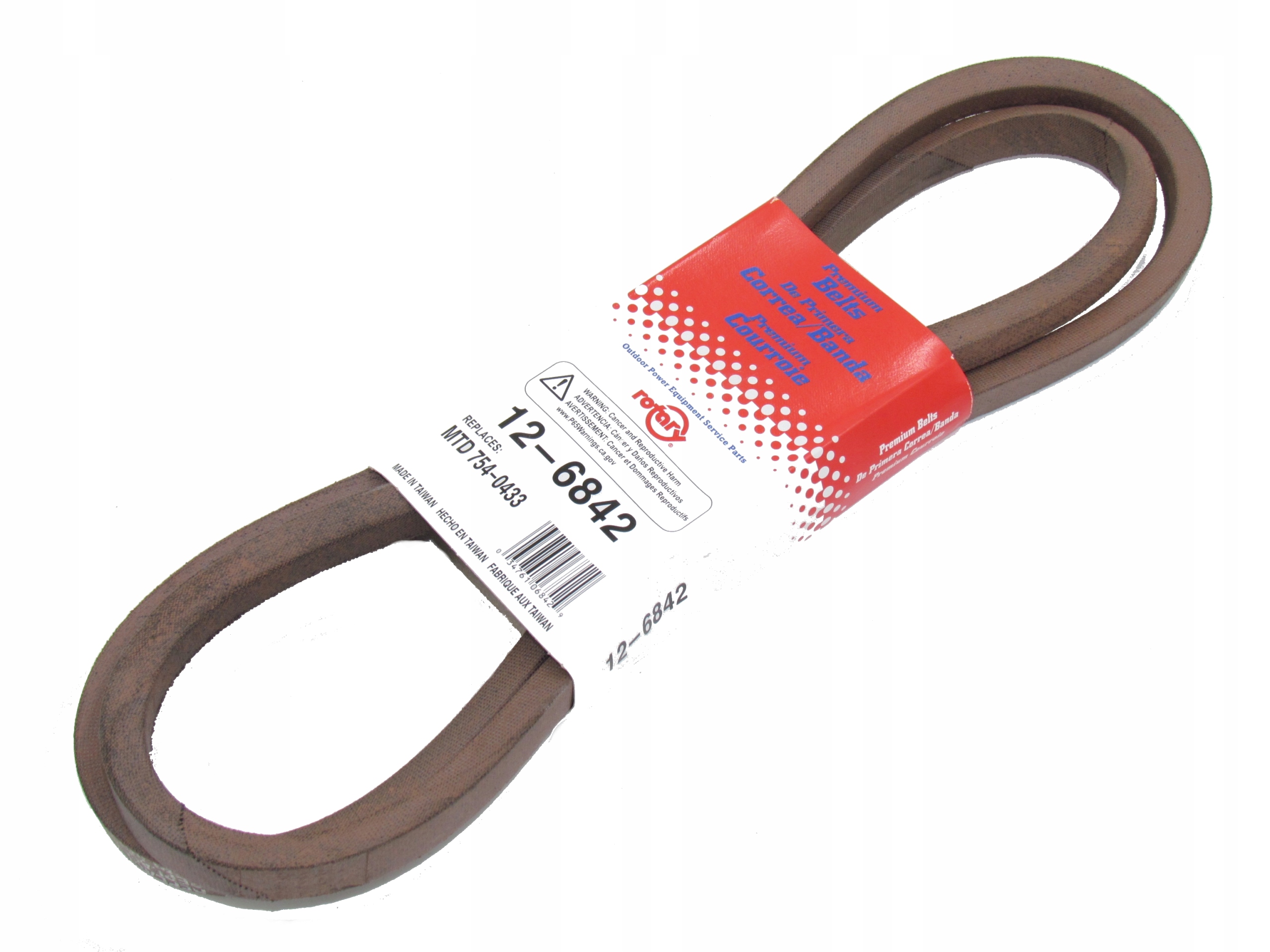 Klinový remeň kosačky - Mtd V-Belt V-Belt MTD 754-0433 Traktor