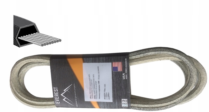 Klinový remeň kosačky - Drizový prúžok nožov na lodenici 604 h Toro LX 460