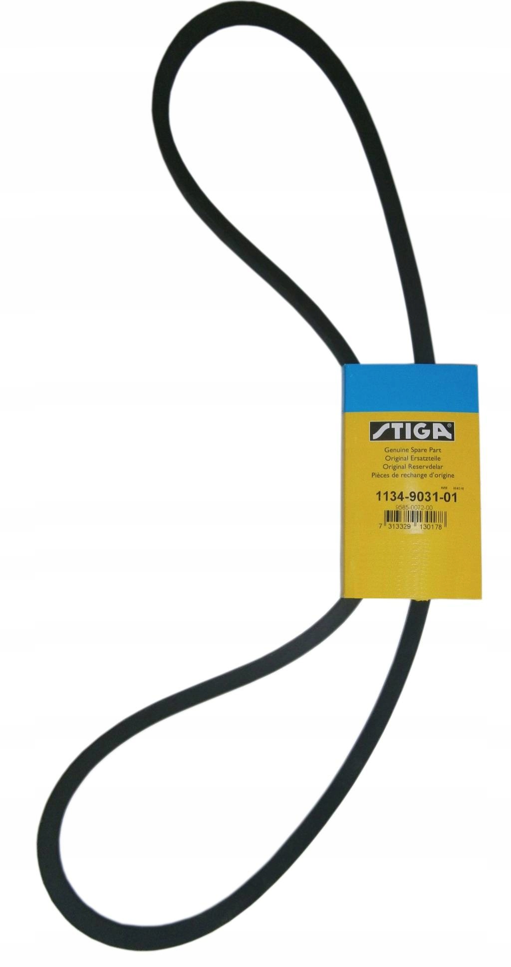 Klinový remeň kosačky - Nôž remienok Stiga Mower Tractor 1134-9031-01