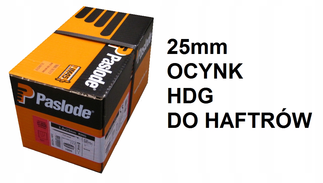 Klince - PASLODE GWOŹDZIE 25 OCYNK HDG HAFTR IM45GN