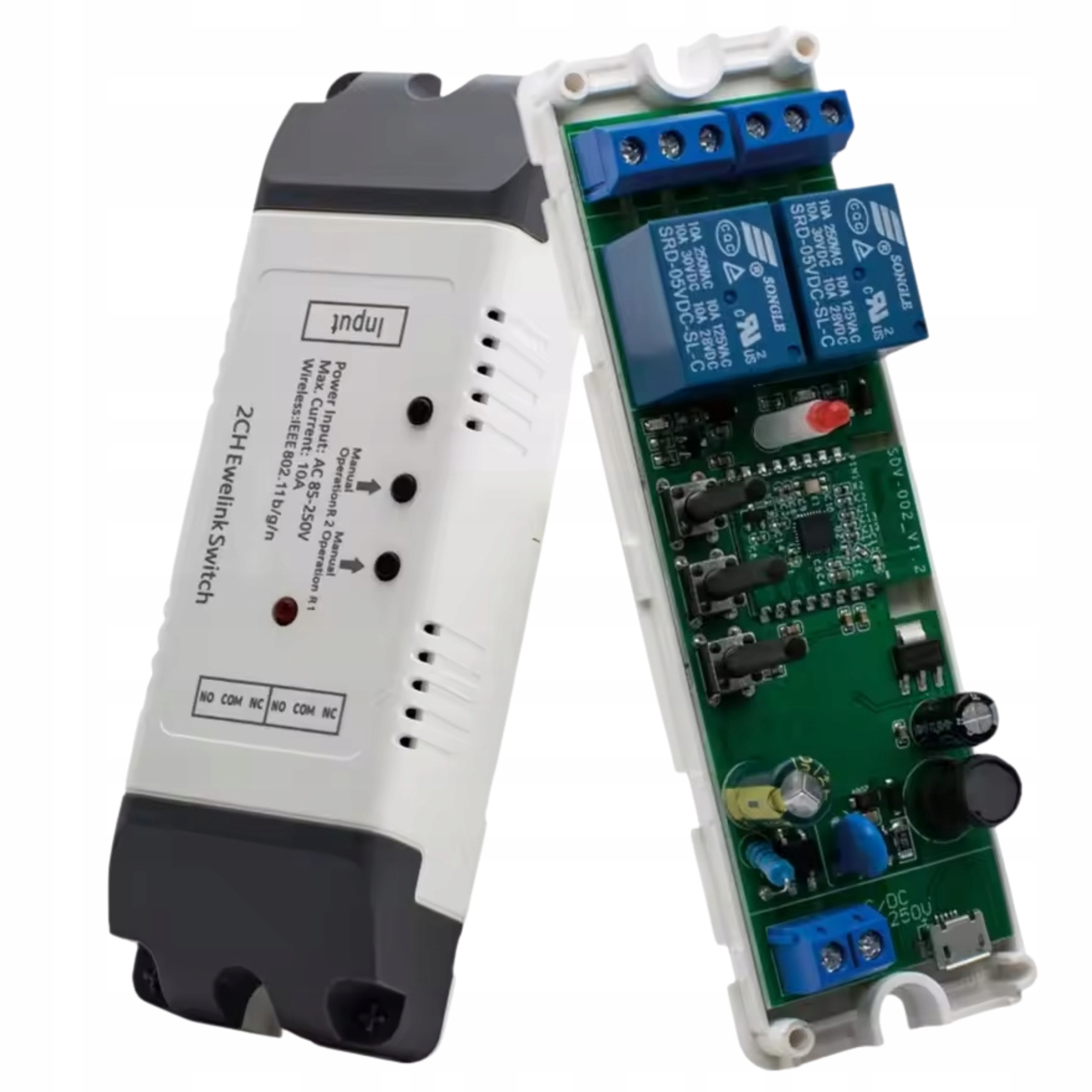 SPÍNAČ S TEPLOTNÝM SNÍMAČOM WIFI EWELINK 85-250V + RF 433 MHz