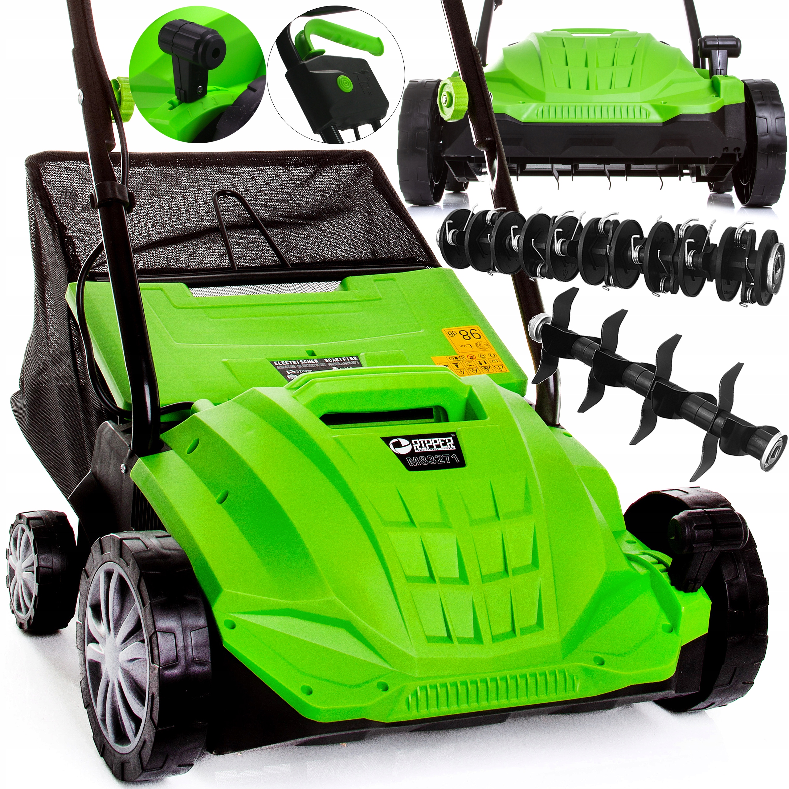 Prevzdušňovač, vertikutátor Ripper 32 cm 1500 W
