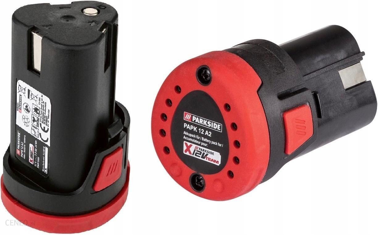 Náhradná batéria - Parkside Battery Papk 12 A2 2AH 12V Tím Li-Ion