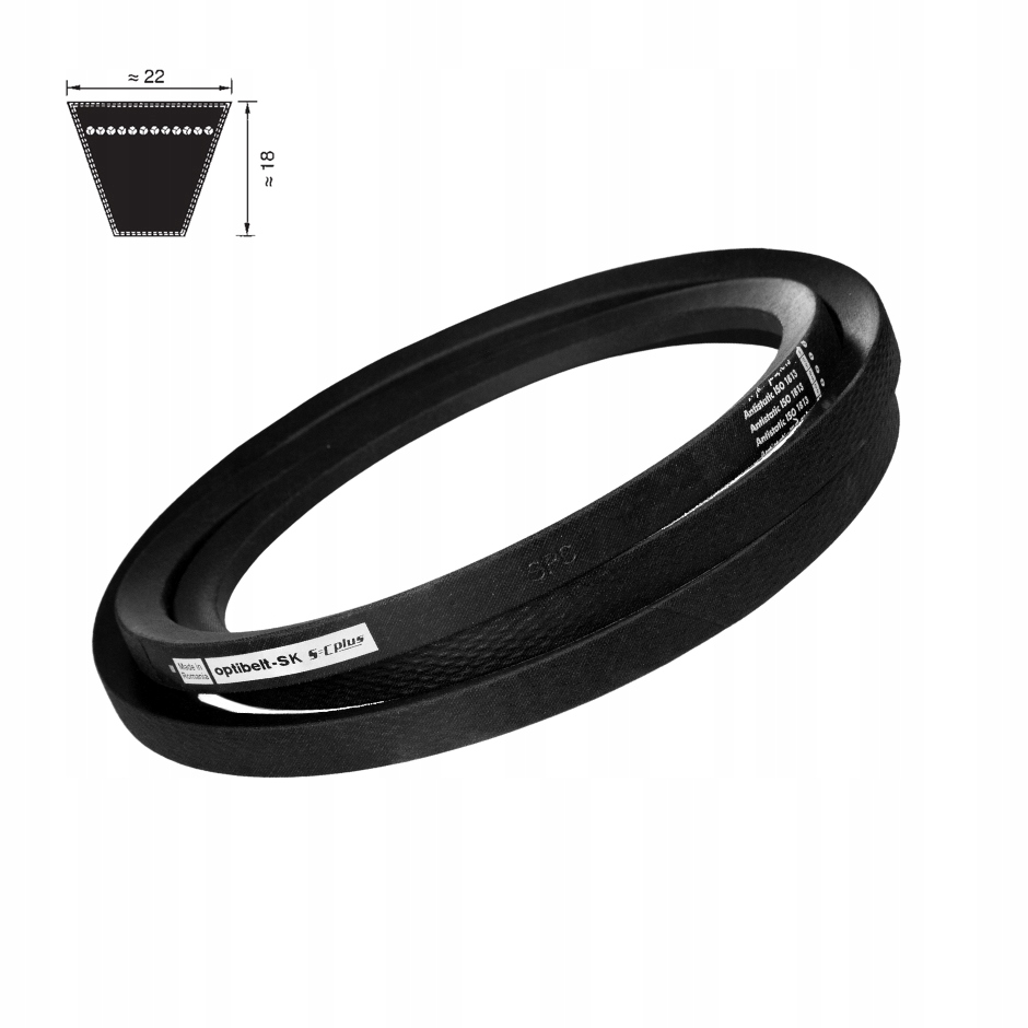 Klinový remeň SPC 6700 Ld V OPTIBELT 22x6700