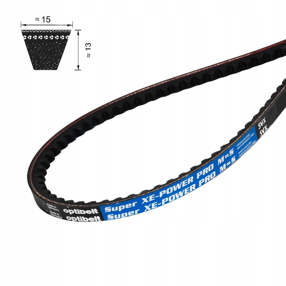 Ozubený klinový remeň 5VX 800 PRO OPTIBELT 16,3x2032
