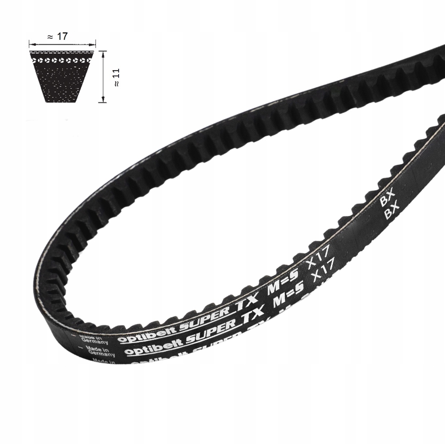 Ozubený klinový remeň BX 1716 Lp OPTIBELT 17x1716 (BX66)