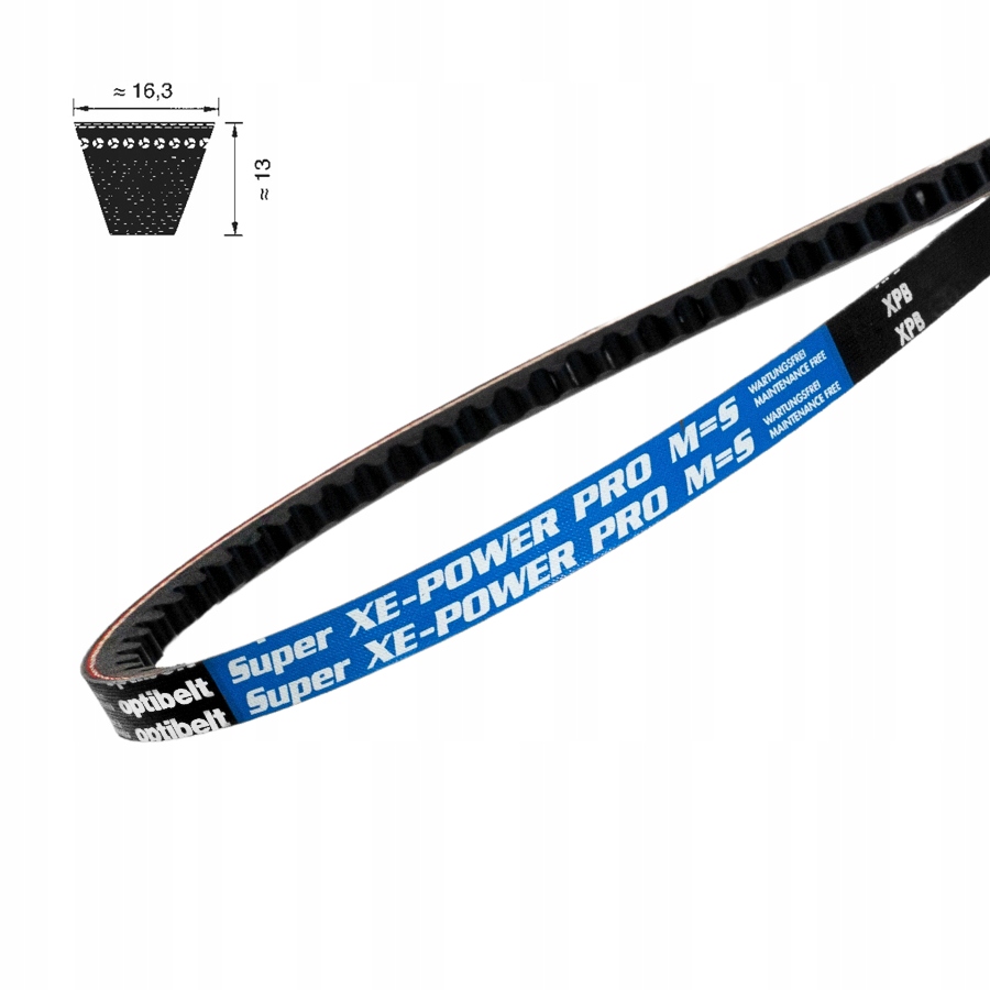 Ozubený klinový remeň XPB 2650 Lp PRO OPTIBELT 16,3x2650