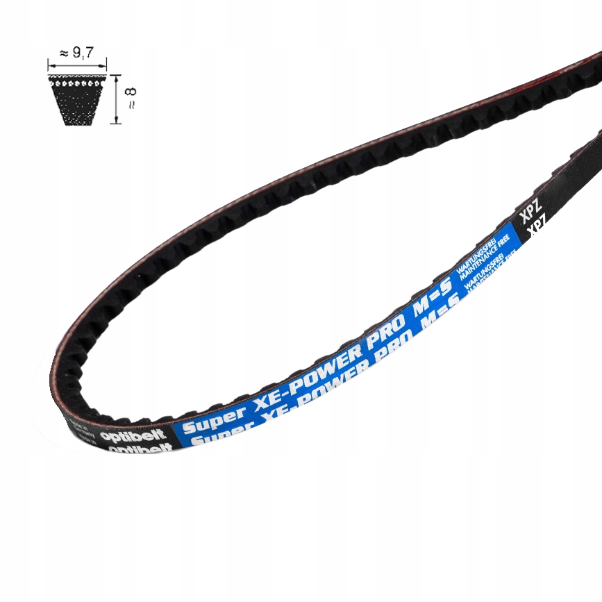 Ozubený klinový remeň XPZ 3000 Lp PRO OPTIBELT 9.7x3000