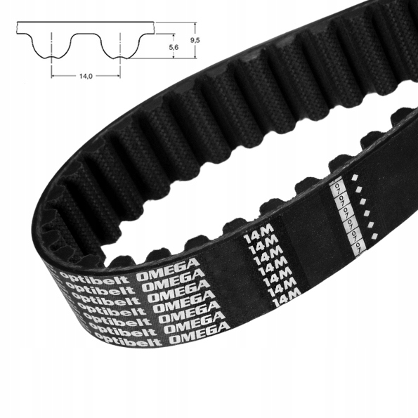 Ozubený remeň HTD 14M 2100 šírka 80 mm OPTIBELT 150 zubov