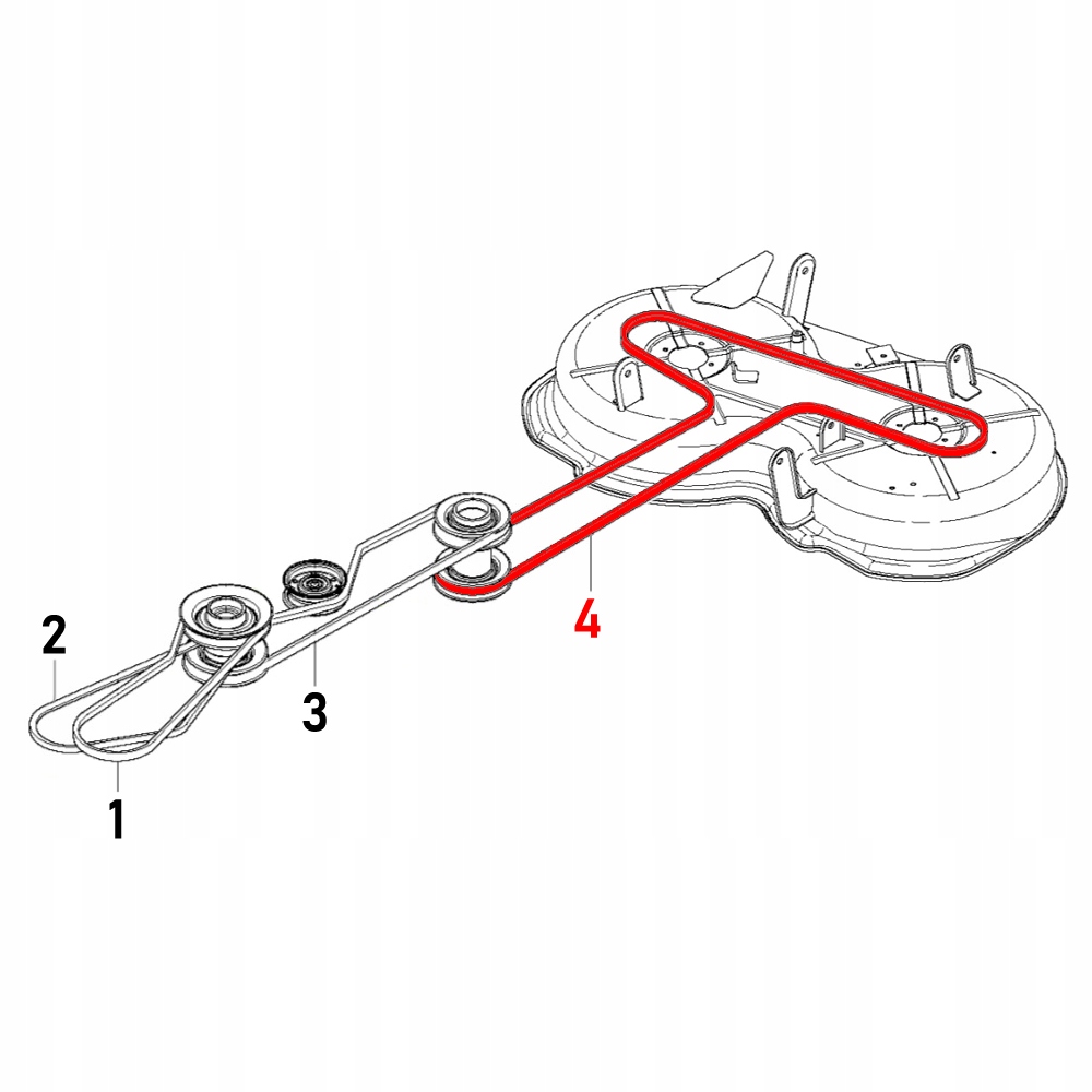 Pasek 589533101 Husqvarna Rider R 115B 115C 120C Jonsered FR 2315 MA