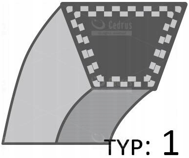 Klinový remeň kosačky - Husqvarna Strap Knife Drive 532197253 532429636